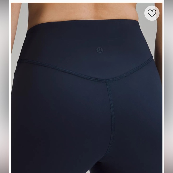 Lululemon Wunder Under SmoothCover High-Rise 25” Leggings - Size 10 - True Navy - Picture 5 of 10